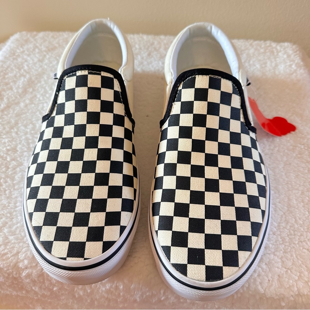 Men’s Vans Checkerboard Slip-Ons - Picture 2 of 10
